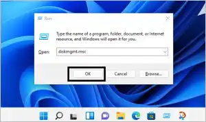 Increase C Drive Space dengan Disk Management Windows 11